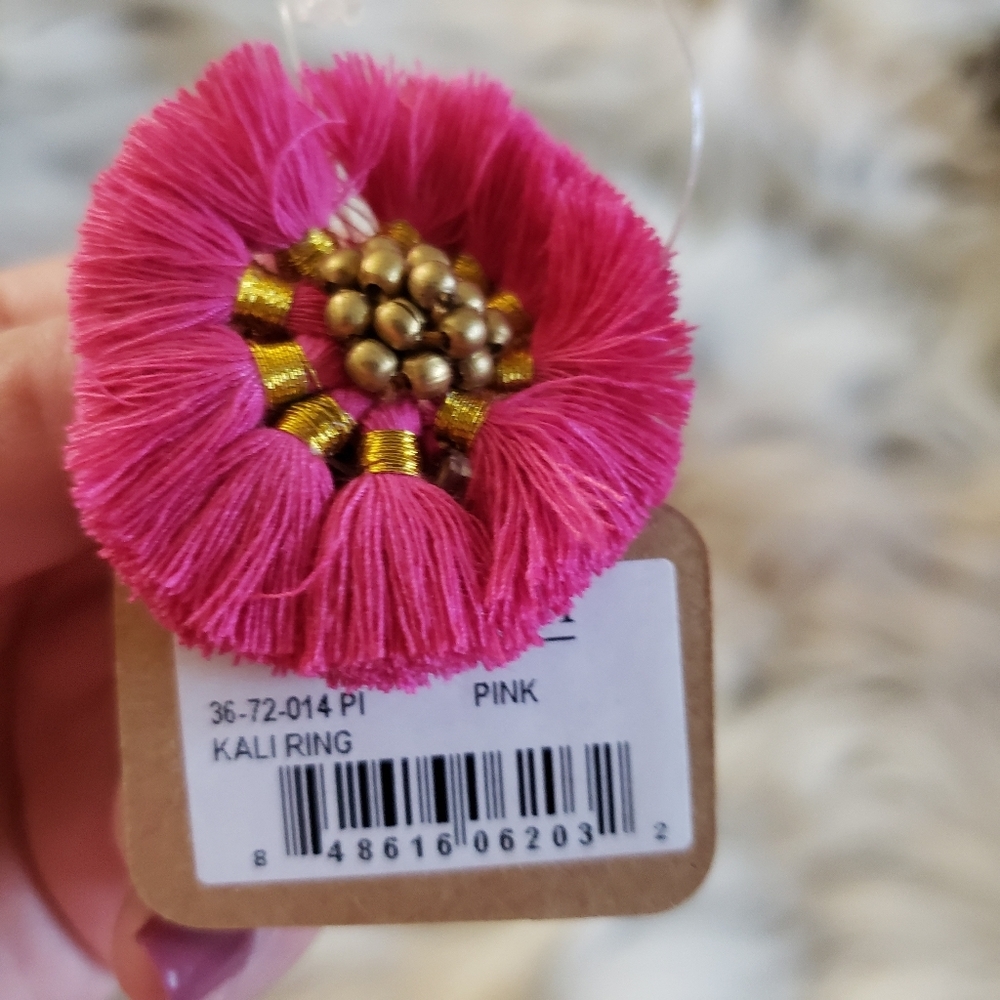 Anthropologie Kali Ring in Magenta - Picture 3 of 3